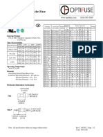 Type FSD Fast Acting Glass Tube Fuse 5 X 20 MM: Agency Standards and Listings