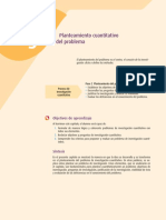 Planteamiento cuantitativo del problema en