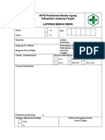 Form Laporan Operasi