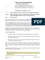 Republic of The Marshall Islands: Implementation Plan For Marine Air Pollutant Emission Control Areas