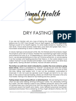 DRY FASTING Hand Out Membership