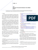 E1139E1139M-12 Standard Practice For Continuous Monitoring of Acoustic Emission From Metal Pressure Boundaries