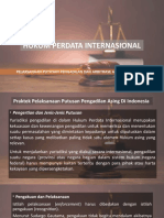 HPI Pelaksanaan Putusan Pengadilan Dan Arbitrase Asing