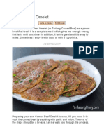 Corned Beef Omelet: Advertisement