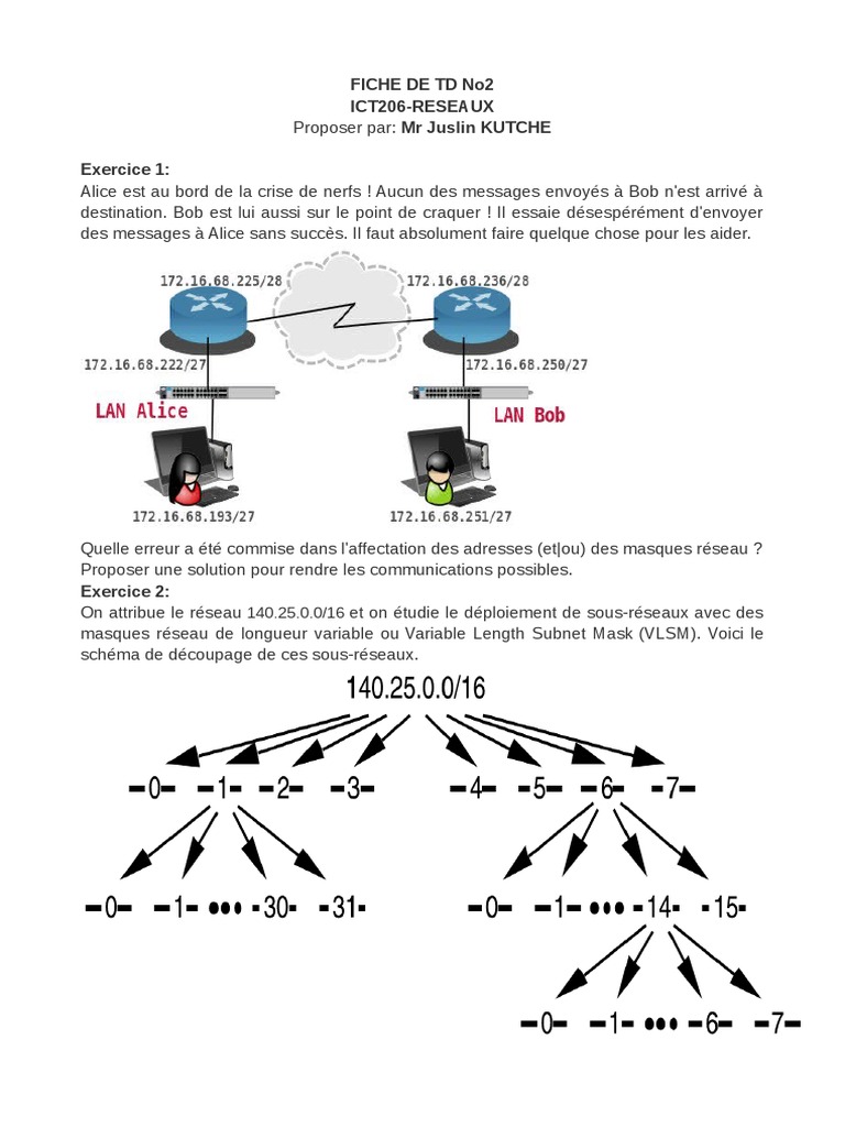 Gestion des adresses IP en réseau | PDF | Adresse IP | Architecture de ...