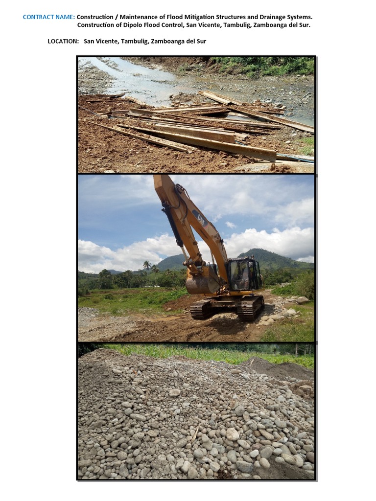 Flood Mitigation Projects in Zamboanga | PDF | Road | Road Infrastructure