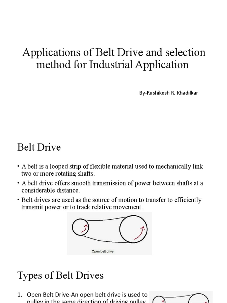 Drive Belts < Industrial Applications < Power Transmission