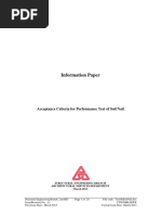 Information Paper On Acceptance Criteria For Performance Test of Soil Nail (2013)