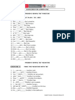 Exercises For Lesson One Present Simple Be' Positive Exercise 1: Put in Am / Is / Are