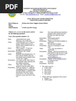 Soal PAT Sastra Inggris XI IPA IPS