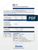 Denka Sc-1: Amorphous Calcium Aluminate Based Quick Hardening Additive