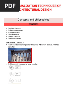 Conceptualzation Techniques of Architectural Design