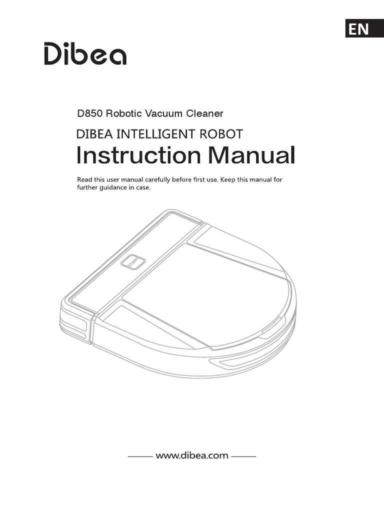 D850 Robot Vacuum User Manual | PDF | Manufactured Goods | Nature