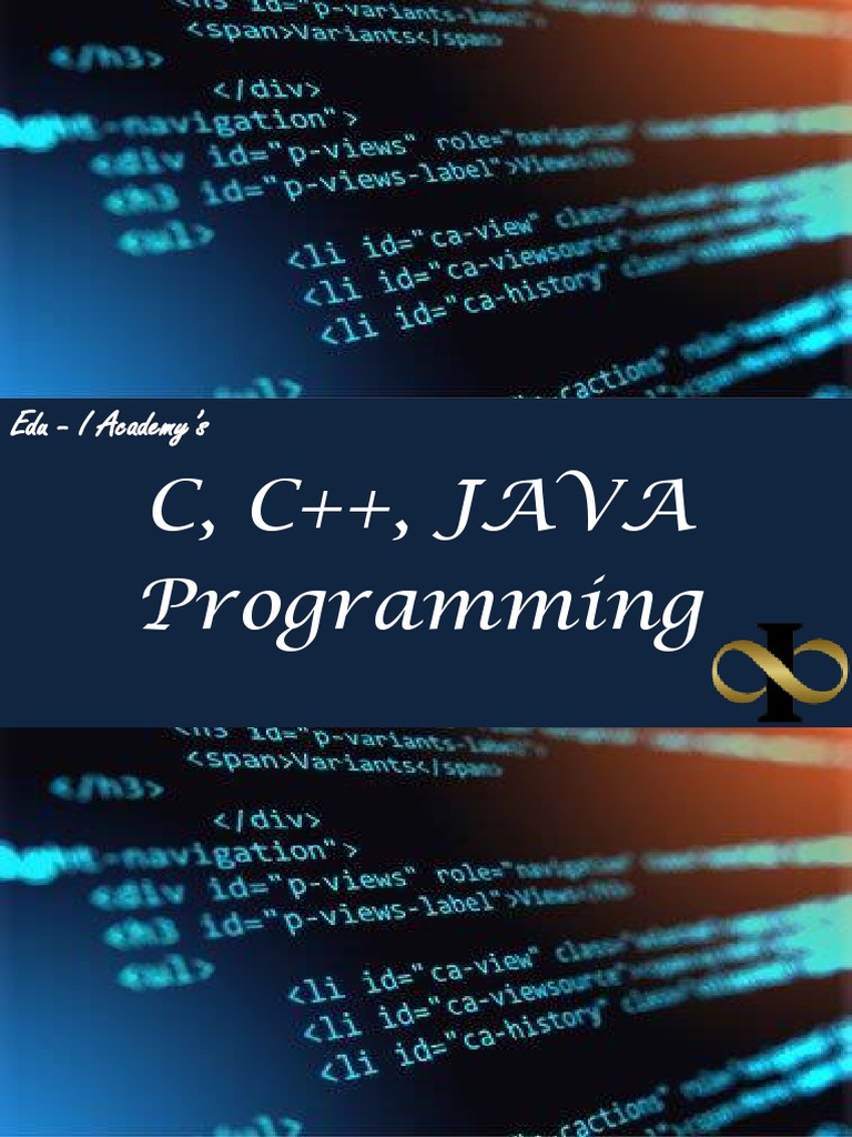 C, C++, and JAVA Programming Guide | PDF | Data Type | C++