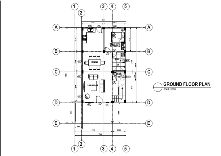 Ground Floor Plan Layout Details | PDF