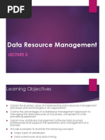 LECTURE 3-Data Resource Management