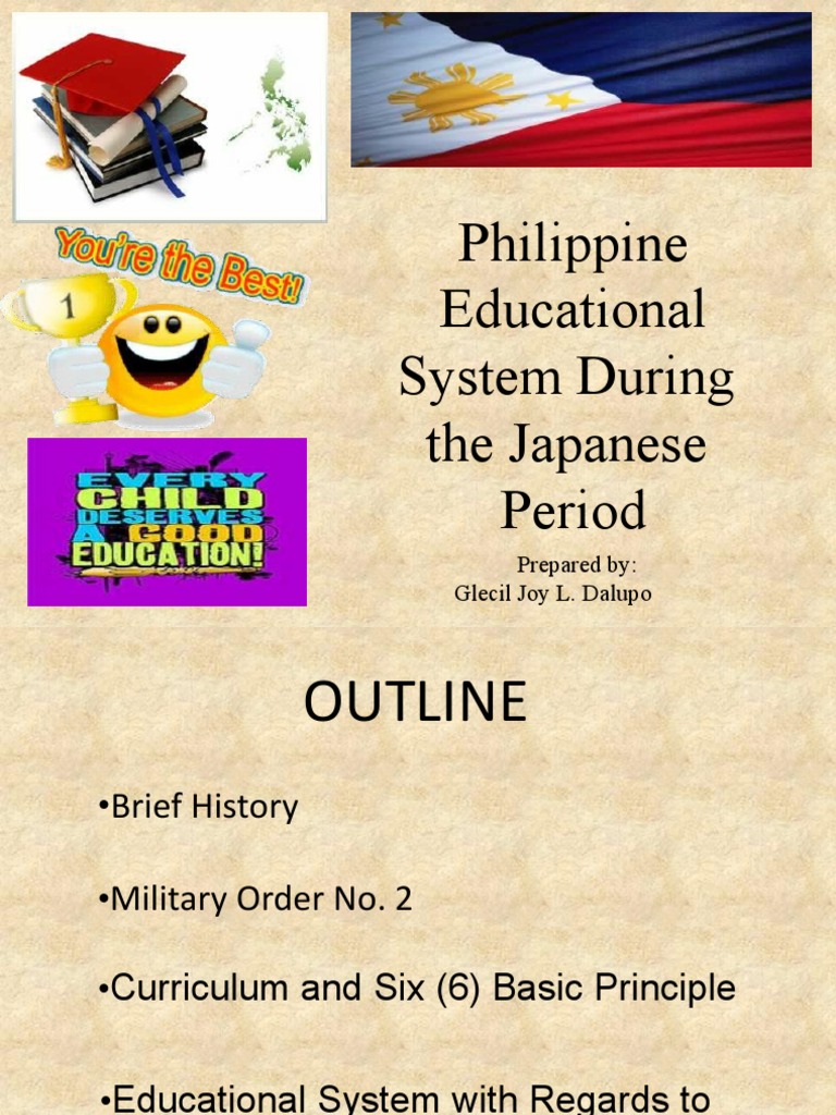 Philippine Educational System During The Japanese Period Prepared By