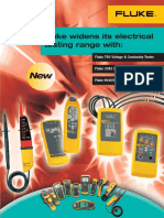 Fluke Widens Its Electrical Testing Range With:: Fluke T50 Voltage & Continuity Tester