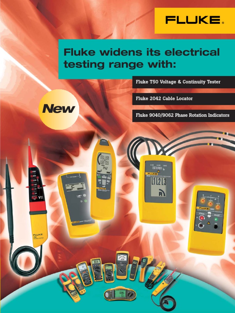 Fluke Widens Its Electrical Testing Range With Fluke T50 Voltage