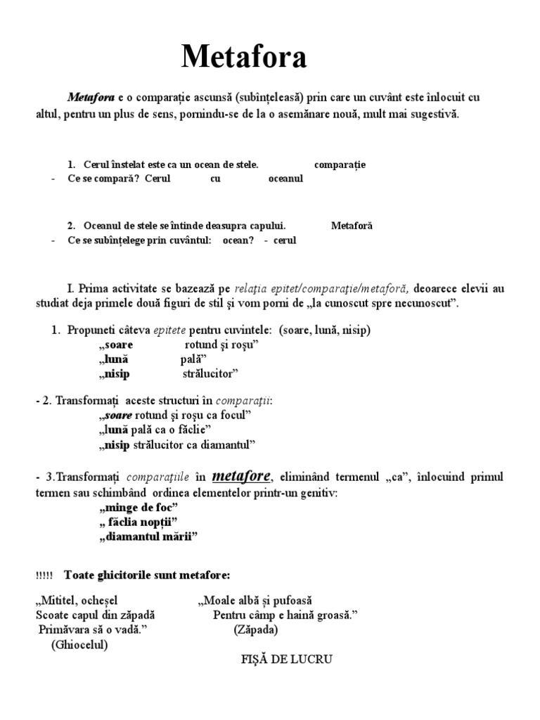 Metafora | PDF