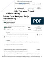 Test your Project understanding