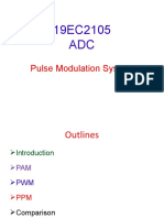 19EC2105 ADC: Pulse Modulation Systems