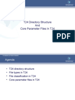 T24 Directory Structure and Core Parameter Files in T24