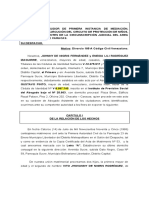 Divorcio por separación de hecho