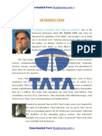 TATA Motors Pantnagar - Mechanical Engg. Summer Industrial Training Report - Elimination of E..