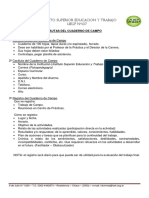 Pautas para Cuaderno de Campo PDF