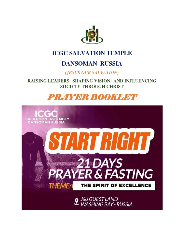 21 Days of Prayer and Fasting Guide | PDF | Confession (Religion) | Prayer