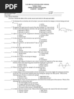 third exam science 7