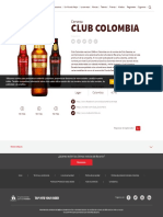 Características de La Cerveza Club Colombia Dorada - Bavaria