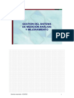 Gestion Del Sistema de Medicion, - Analisis y Mejoram