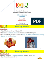 Faculty of Engineering Petroleum Engineering Department: Drilling Engineering I Third Stage