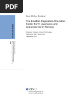 Emotion Regulation Checklist and Inventory | PDF | Anger | Emotional ...