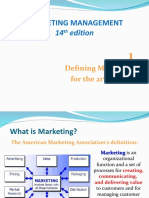 Marketing Management (Chapter 1)
