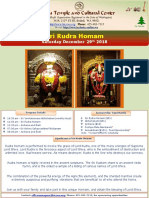 Sri Rudra Homam: Hindu Temple and Cultural Center