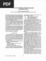 An Overview of Methods Harmonic Suppression in Distribution Systems