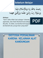 Distosia Alat Kandungan