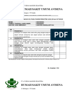 FORMULIR KRITERIA PASIEN MASUK ICU Pediatrik