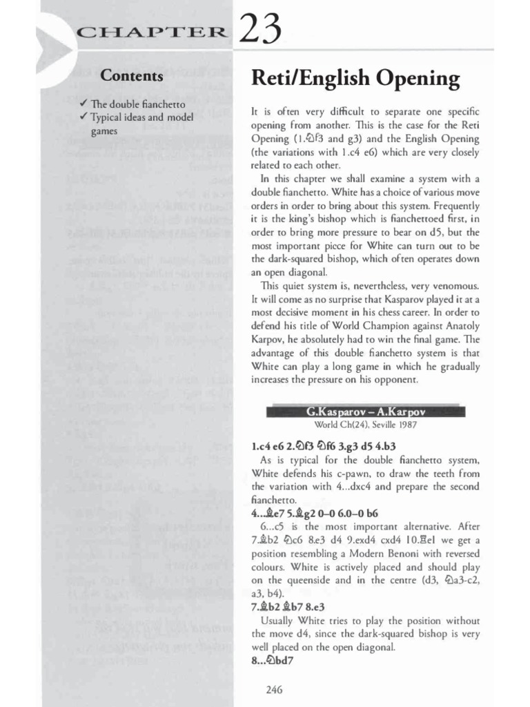 23 Reti and English Opening | PDF