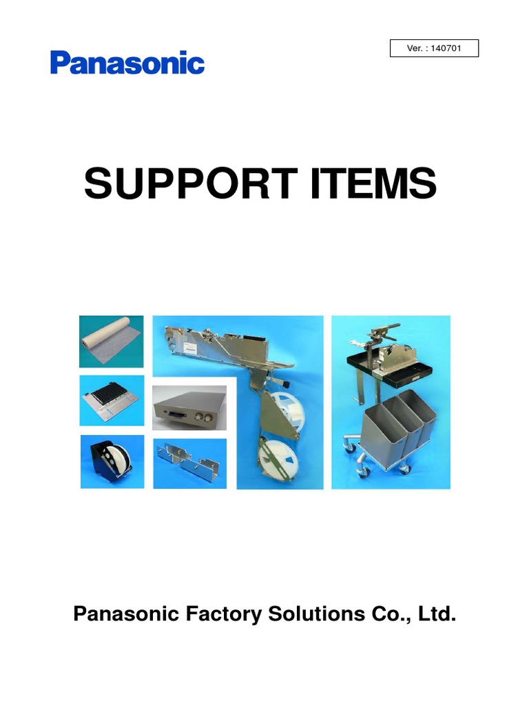 Support Items: Panasonic Factory Solutions Co., LTD | PDF