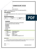 Curriculum Vitae: Mahammad Shafi