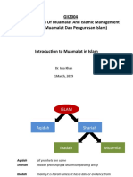 GII2004 Fundamental of Muamalat and Islamic Management (Asas Muamalat Dan Pengurusan Islam)