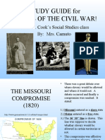 Causes of The Civil War!