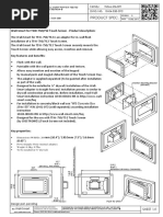 Product Spec.: Wall-Smart Model: Family: 10-04-030-SPC DWG No. Model No.