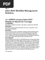 Inter-RAT Mobility Management Solution