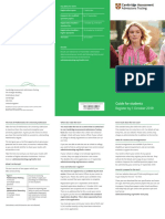 Test of Mathematics For University Admission Leaflet PDF