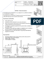 Product Spec.: Make Your Wall Smart Wall-Smart For C2NI-CB-W-T Make Your Wall Smart Wall-Smart For C2NI-CB-W-T